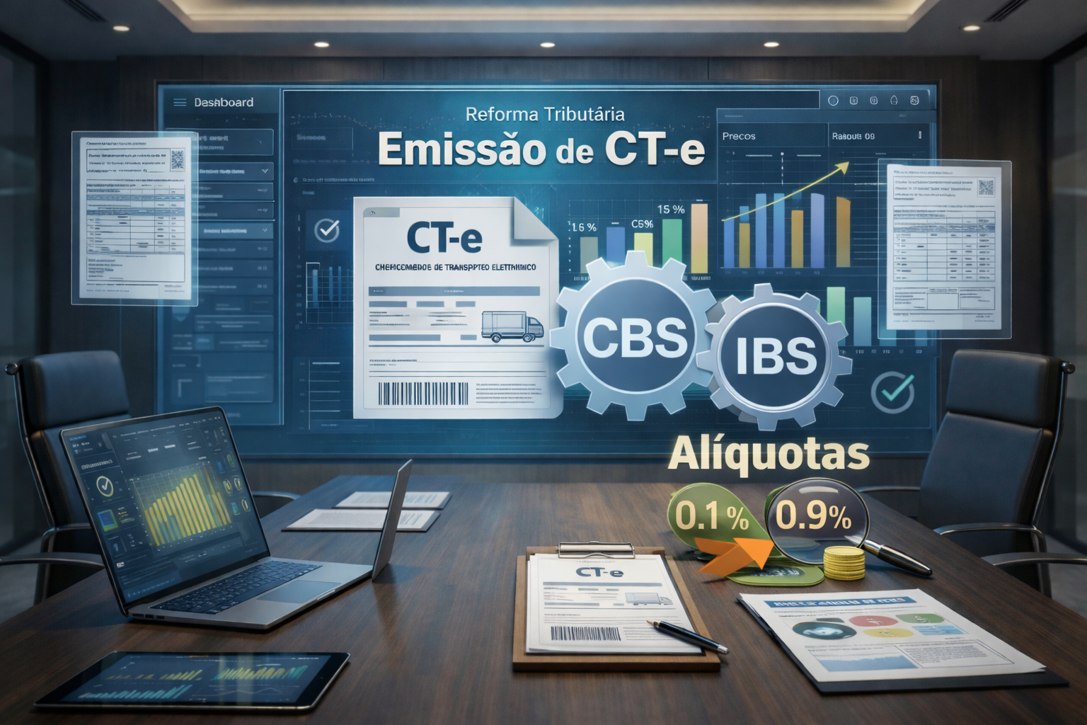 Como a Reforma Tributária Vai Transformar a Emissão do CT-e