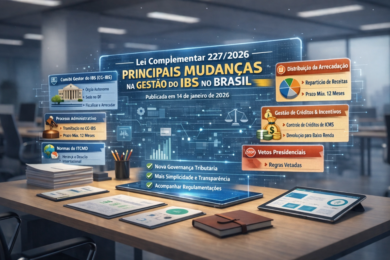 LC 227/2026 - Entenda os pontos essenciais do novo sistema tributário brasileiro