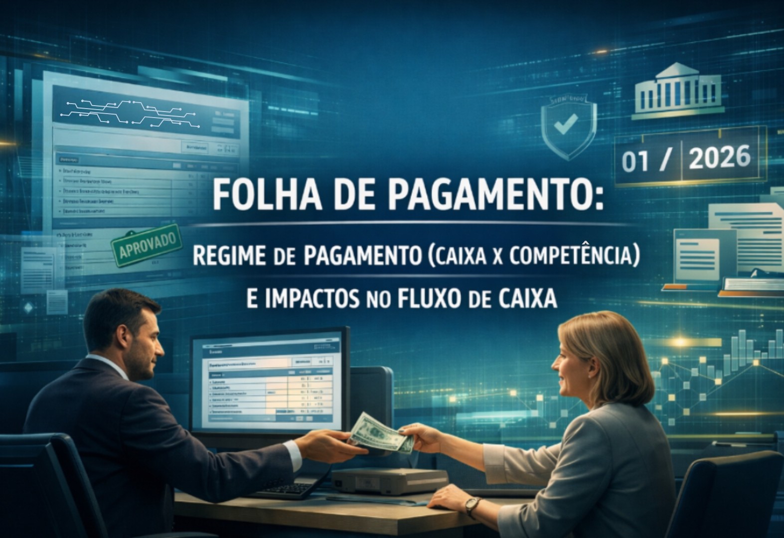 Folha de pagamento: Caixa x Competência - JP Contábil