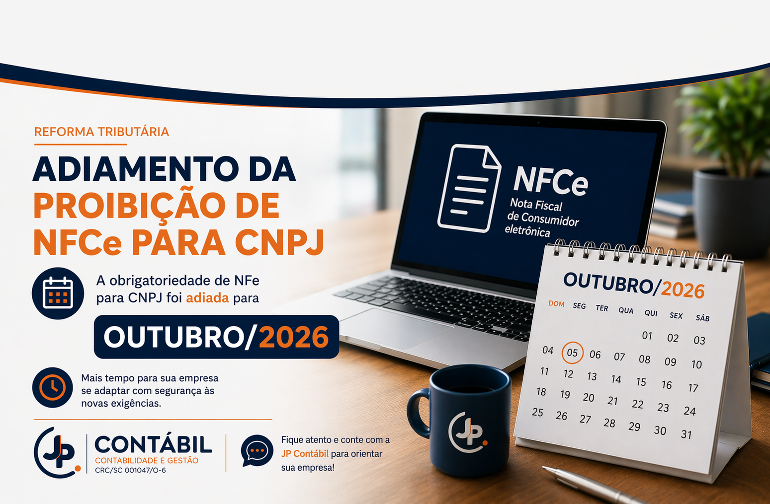 ADIAMENTO DA PROIBIÇÃO DE NFC-e para CNPJ