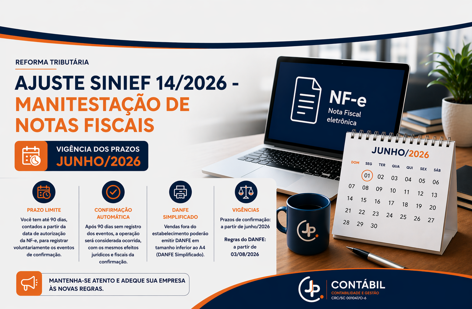 AJUSTE SINIEF 14/2026 - MANITESTAÇÃO DE NOTAS FISCAIS